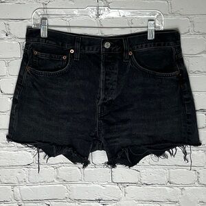Final Price Agolde Black Jean Shorts